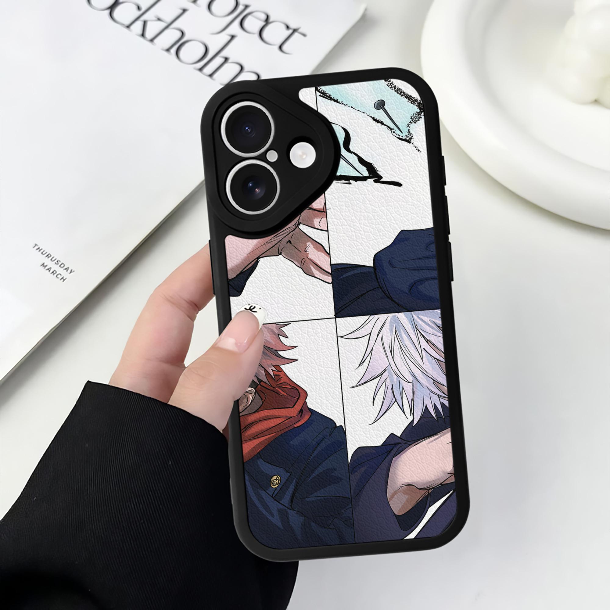 （画像用） SPY×FAMILY间谍家家酒 【iPhone 16シリーズ対応】シリコンスマホケース（レザー調） 材質：シリコン